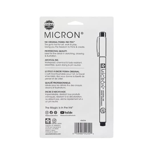 Sakura® Micron® 0.25mm Fine Line Earth Tones Pen Set